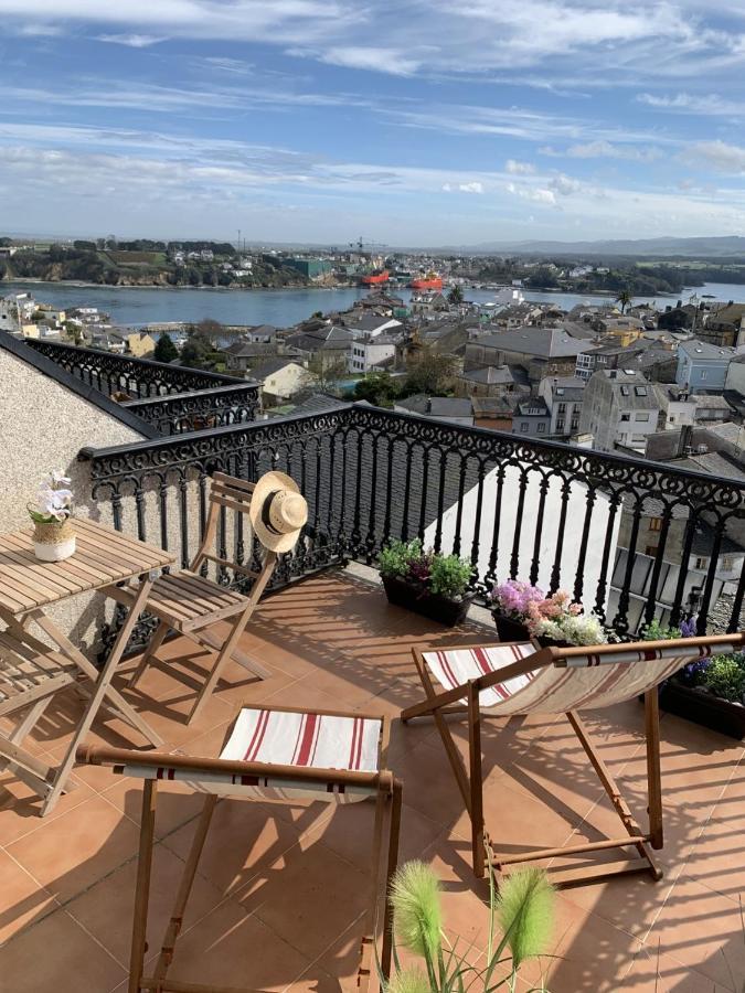 Moderno Piso Con La Mejor Terraza De Ribadeo Y Vistas Maravillosas Exteriér fotografie